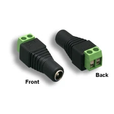 Kentek DC Power Adapter Female Terminal Block 5.5x2.1mm CCTV DVR Security Camera