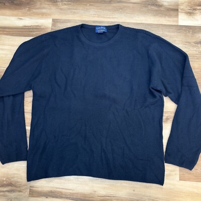 Crew Neck Mens Cashmere Sweaters Club Room Sweater Mens XL 100