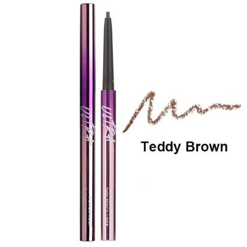 Delineador de lápiz fino ultra potente Missha #Teddy Brown delineador de ojos de larga duración Foto 2 de 4