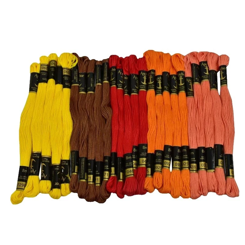 Set/Pack Brown Embroidery Threads