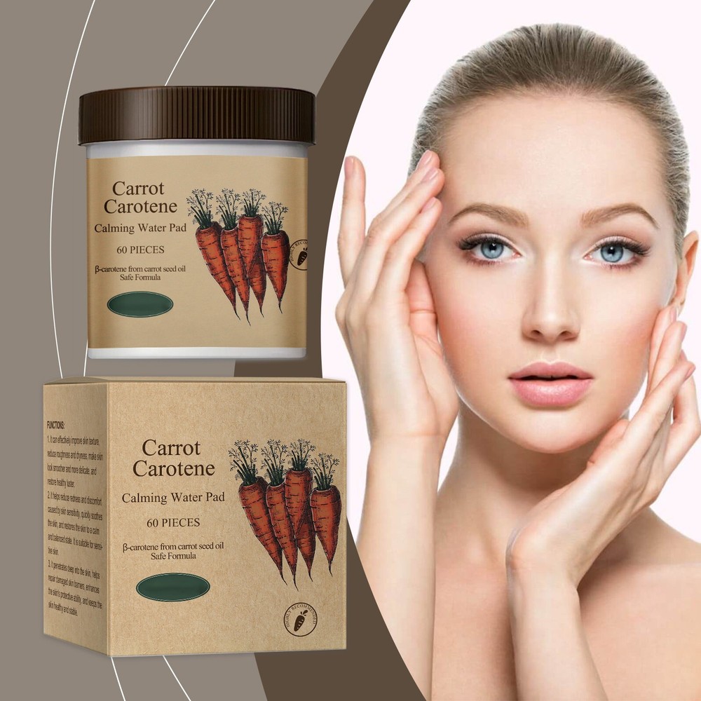 SKINFOOD Carrot Carotene Calming Water Pad 250g (8.81 oz.) 60 Sheets - free ship