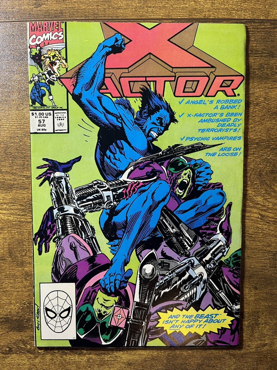 X-FACTOR 57 DIRECT EDITION BEAST ANDY KUBERT COVER MARVEL COMICS