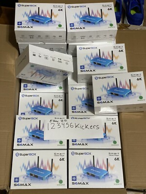 SuperBox S6 Max - 20 Units, Wholesale Business Opp. Message about Taxes