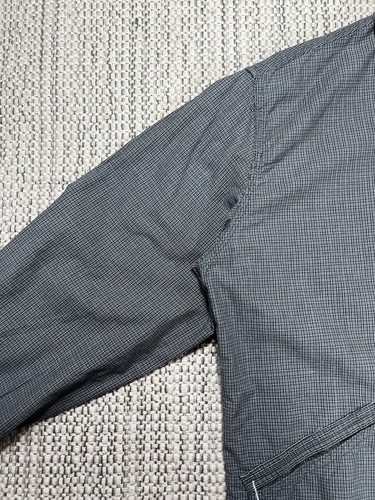 POST OVERALLS Short Linden Jacket, MEN'S MEDIUM, Lined Cotton, Grey Check, USA - Picture 5 of 8