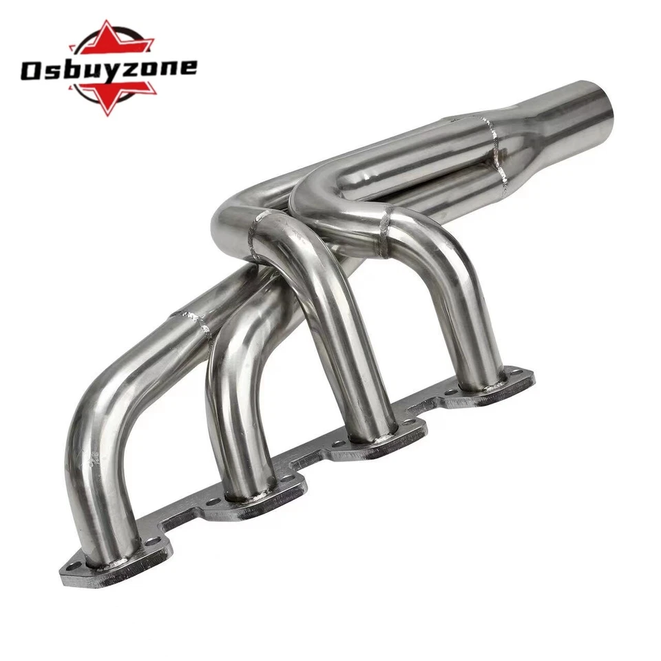 Kit de cabezal de escape de acero inoxidable para Ford Pinto Mustang II 1974-1980 2,3 L nuevo Foto 2 de 4