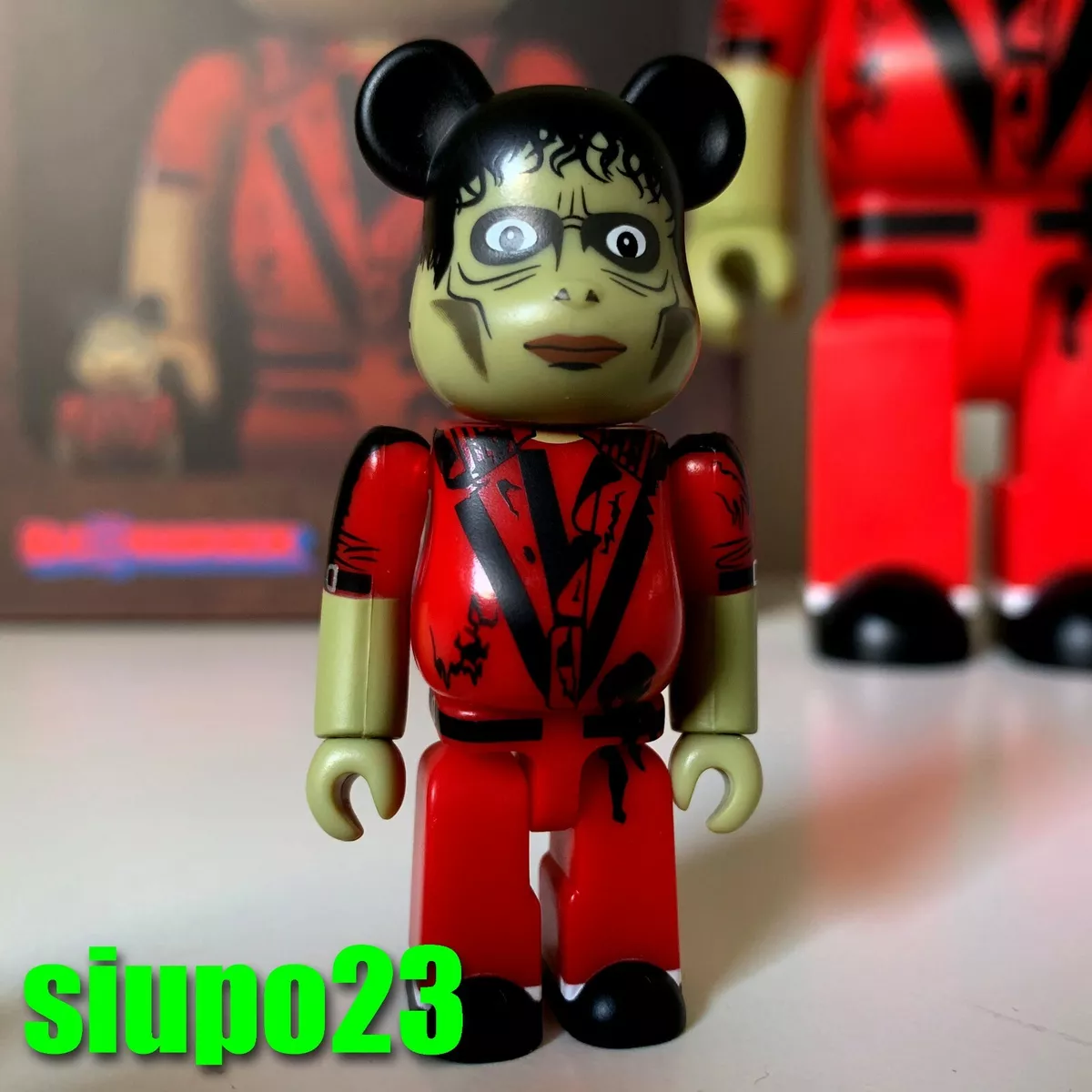 Medicom 400% + 100% Bearbrick ~ Michael Jackson Thriller Be@rbrick Zombie  Ver