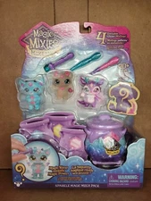 MOOSE TOYS MAGIC MIXIES MIXLINGS SPARKLE MAGIC MEGA PACK INCLUDES 4 FIGURES NEW