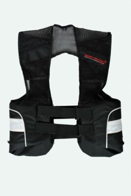 Kart Rippenweste keep-racing  Rippenprotektor Rippenschutz rip vest,schwarz/weiß
