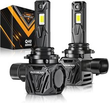 Auxbeam 9006/HB4 LED Light Bulbs 120W 30000LM 6500K Cool White Pair 800 Bright