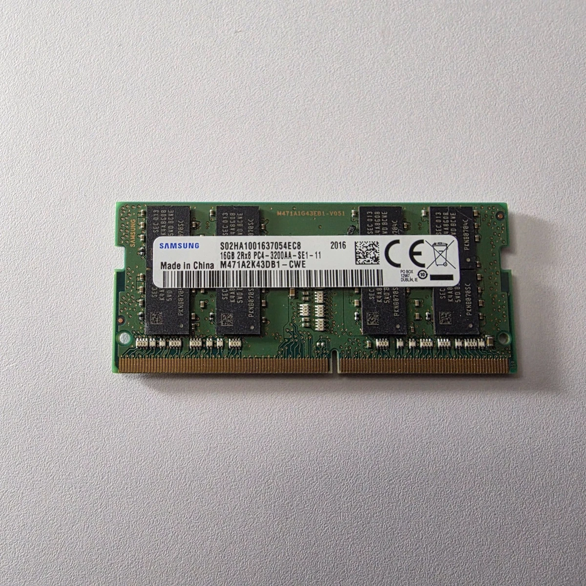 25+ Samsung DDR4 SDRAM 16 GB Total Capacity Memory (RAM) for sale
