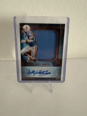 2025 Panini Silhouette Billy White Shoes Johnson Jersey Auto Bronze /99 Titans - Bild 1 von 2
