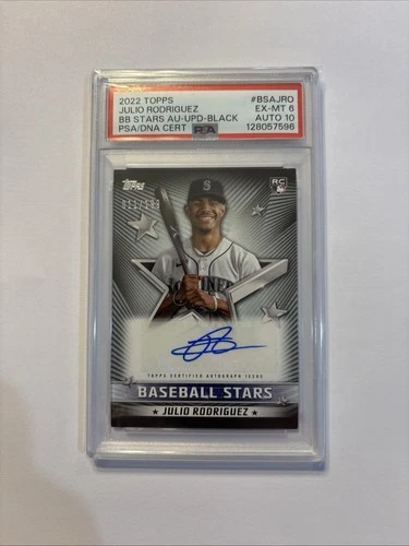 2022 Topps Update -Baseball Stars Autographs Julio Rodriguez #BSA-JRO Black /199