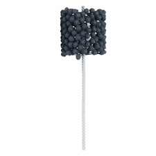 Cylinder Hone, 240 Grit Silicon Carbide, 4 1/8" 105mm Diameter, 4-1/8" 240.0
