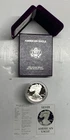 1986-S American Silver Eagle Proof 1 Troy oz .999 Fine Silver Coin in box w/COA