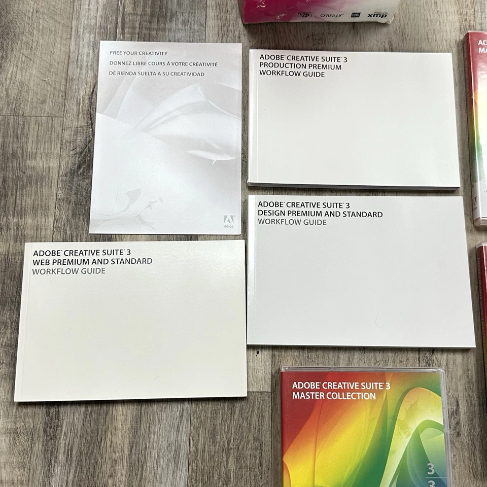 Adobe Creative Suite 3 Master Collection Design Across Media Macintosh Mac READ - Image 4 of 4