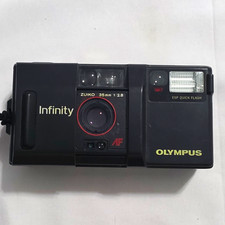 Olympus Infinity AF 35mm Point Shoot Auto Focus Camera Zuiko 35mm untested