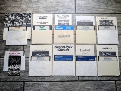 Lot of 10 Commodore 64 Games & Manuals - All Fully Tested - GRAND PRIX CIRCUIT