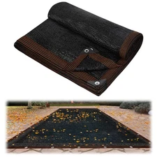 6.5lb Fine Mesh Pool Leaf Net Cover- Heavy-Duty Rectangle Leaf Netting with R...