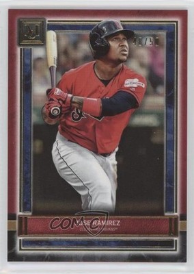 2020 Topps Museum Collection Ruby 48/50 Jose Ramirez #4 1b8