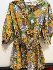 Farm Rio Capri Floral Fit & Flare Mini Dress Size M