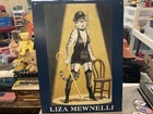 VINTAGE LIZA MEWNELLI ( Cat Hall of Fame ) METAL TIN SIGN 1996  16”x 12" INCHES