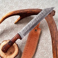 Custom HandMade Viking Seax Sword Forged Damascus Steel Blade 2899