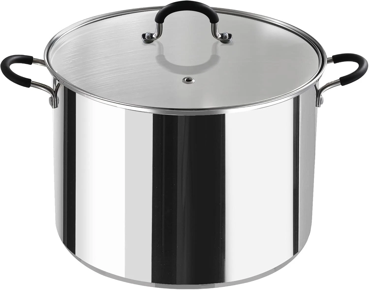 Stockpot Large pot Sauce Pot Induction Pot W/ Lid Professional Stainless Steel