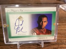 David Boston Rookie Auto. 1999 Player’s Ink  Football Card. rookie card picture