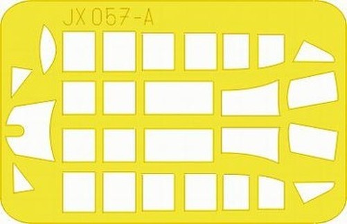 Eduard JX057 1/32 SBD-1/2 Dauntless Masking Sheet for Trumpeter