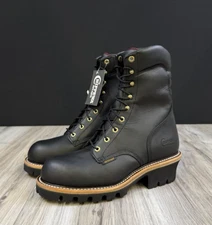 Chippewa Super DNA 59410 9in Waterproof Steel Toe Boots Mens Size 10 EEE NEW