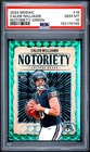 2024 Panini Mosaic Caleb Williams Green NOTORIETY Insert Rookie #18!  PSA 10!