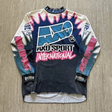 Vintage 1993 AXO Sport DyeMax Jersey Motocross Jersey Medium