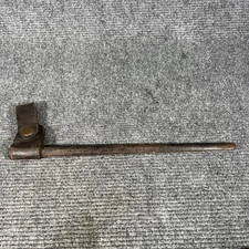 Antique Socket Bayonet Scabbard Metal Militaria Metal Beautiful 