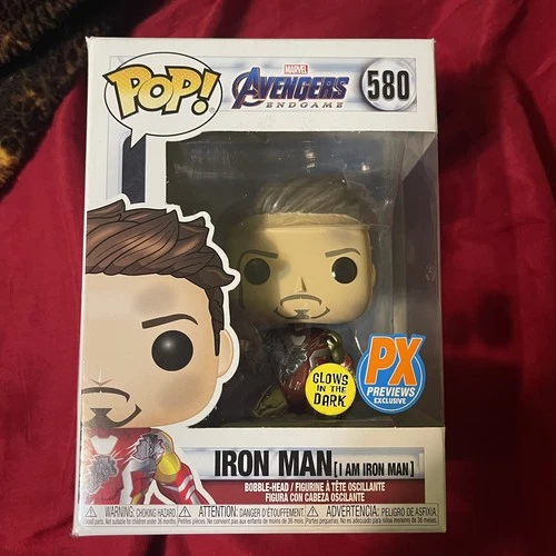Funko POP! Avengers I am Iron Man #580 PX Previews Exclusive Glow