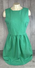J Crew Green Dress Women’s Size M (Chest 33” / W 29” / L 34”)