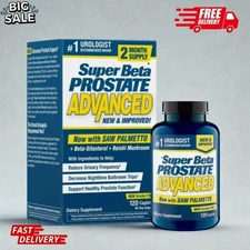 Super Beta Prostate Advanced 120 Caplets with Saw Palmetto Men’s Health Support
