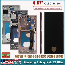 OLED LCD Display Touch Screen Digitizer Frame For Samsung Galaxy Note 20 Ultra