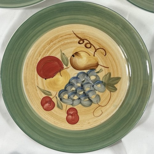 Tabletops Unlimited Obstgarten Salatteller 3er Set Obst handbemalt - Bild 2 von 5