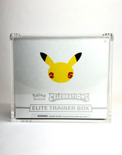 Elite Trainer Box Acrylic Case Premium UV Resistant Display Case