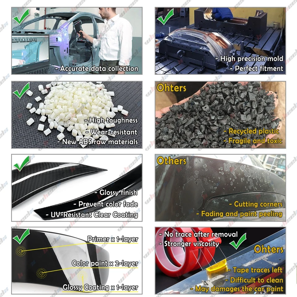 Alerón divisor de labios parachoques delantero línea roja para Camaro SS / 19-21 LS LT RS Foto 3 de 4