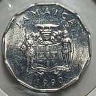1990 Jamaica 1 Cent Coin UNC World Coin — photo 1