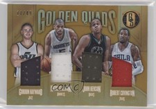 2016 Panini Gold Standard Golden Quads 11/49 Gordon Hayward John Henson #10 0q0