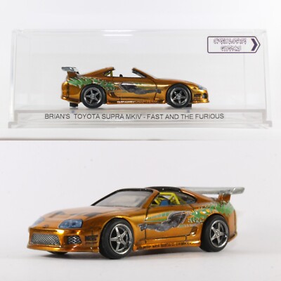 Fast and Furious Spectraflame Brians Toyota Supra MKIV im Acrylgehäuse HotWheels