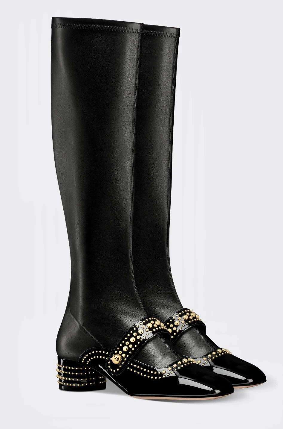 Bottes genouillères à talons DIOR Christian Dior Belle D épuisées 2 au détail pointure 39 8,5