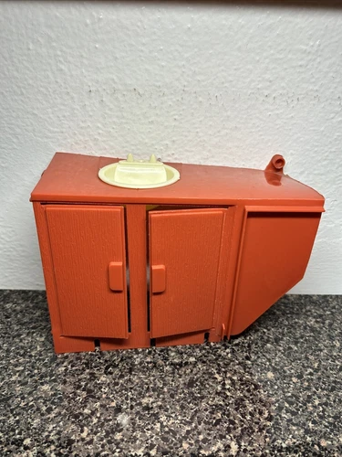 Vtg Barbie 1976 Star Traveler 3' GMC RV Motorhome Camper Bathroom Vanity Sink