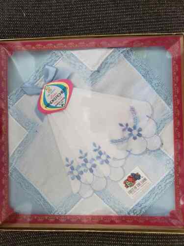 2 NEW Vintage Antique Ladies Handkerchiefs Embroi… - image 1