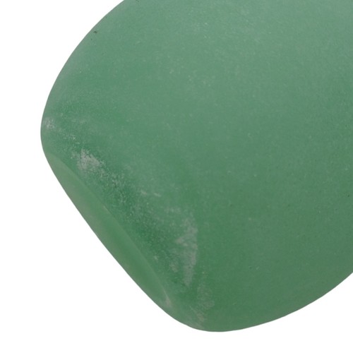 Scavo Vaso Vetro Arte Italiana Schiuma di Mare Verde Texturizzato 5,75" Collare Piegato - Foto 6 di 8
