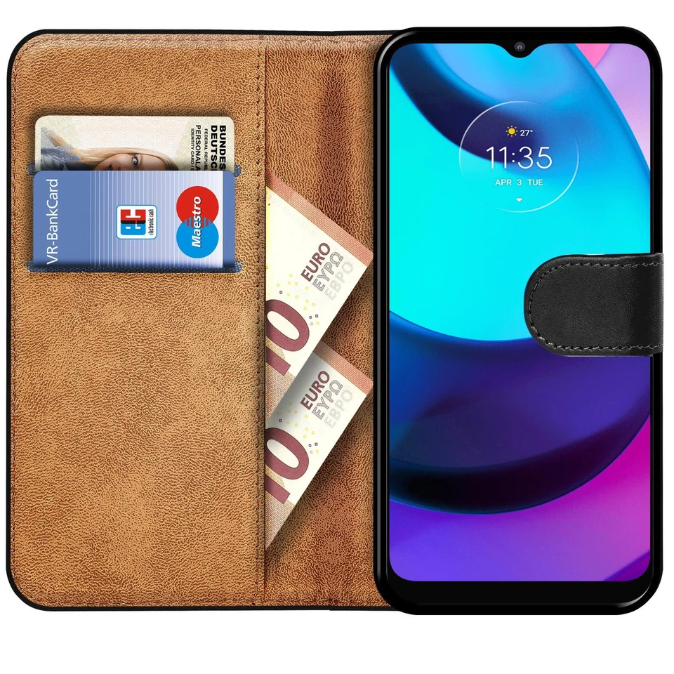 Schutz Hülle Für Motorola Moto G31 G41 Handy Klapp Schutz Tasche Book Flip Case - Bild 2 von 4