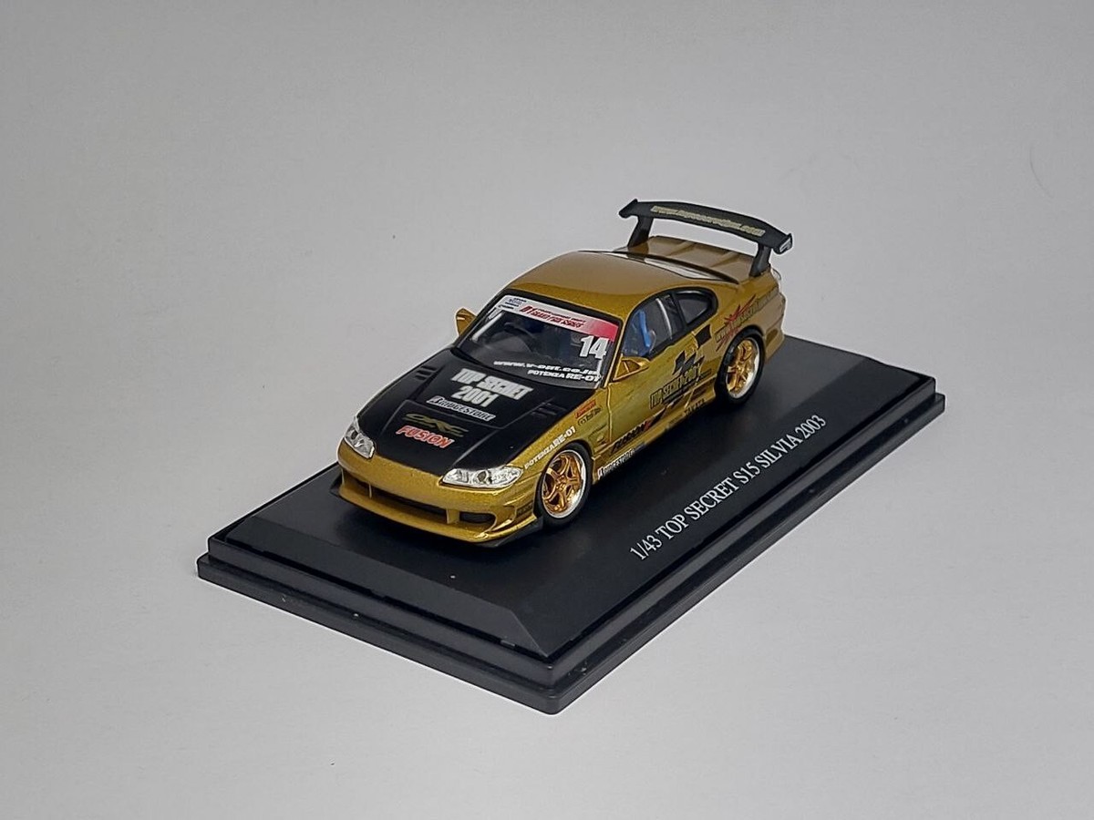 ミニカー 1/43 D1 GRANPRIX TOP SEACRET S15 2003 Amazon | アオシマ DISM 1/43 D1 グランプリ TOP SECRET トップ