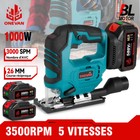 Scie Sauteuse Sans Fil pour Batterie Makita 18V Batterie Inclinaison ± 45°